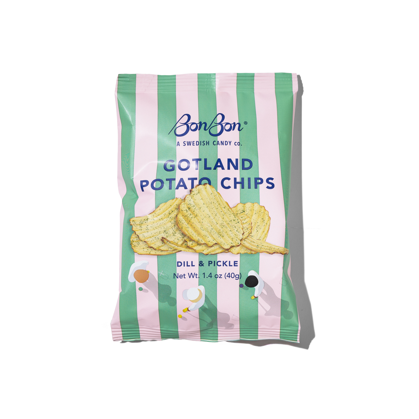 BonBon Dill and Pickle Potato Chips