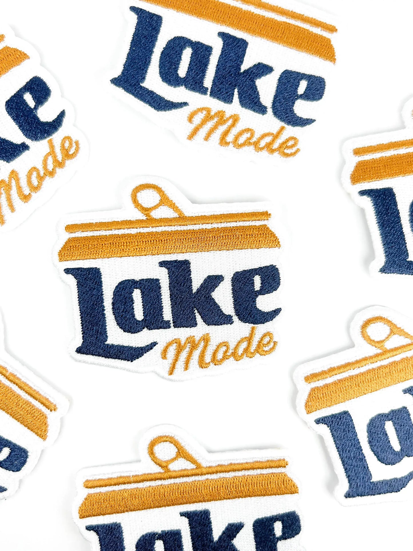 Lake Mode Embroidered Patch β Iron On Patch for Coolers Boat