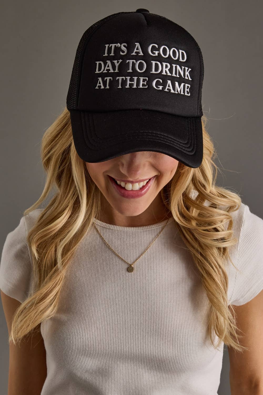 It's A Good Day To Drink At The Game Trucker Hat