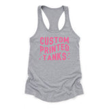 One Side Custom Printed Tank Tops With Your Logo Or Artwork: Cancun / M