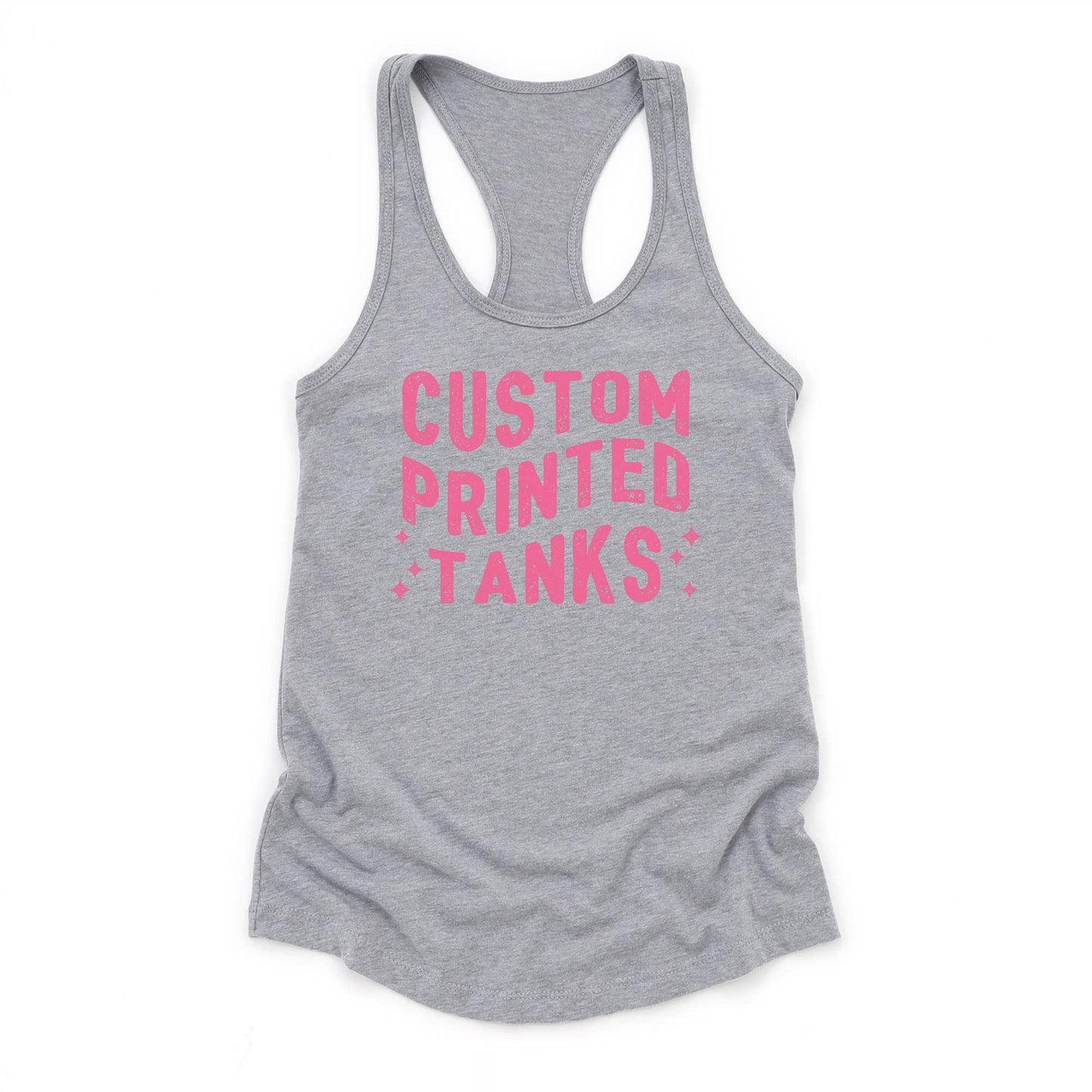 One Side Custom Printed Tank Tops With Your Logo Or Artwork: Cancun / S