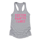 One Side Custom Printed Tank Tops With Your Logo Or Artwork: Cancun / S