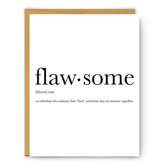 Flawsome Definition - Everyday Card