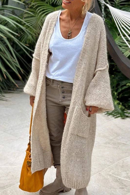 Love & Peace Maxi Knit Cardigan