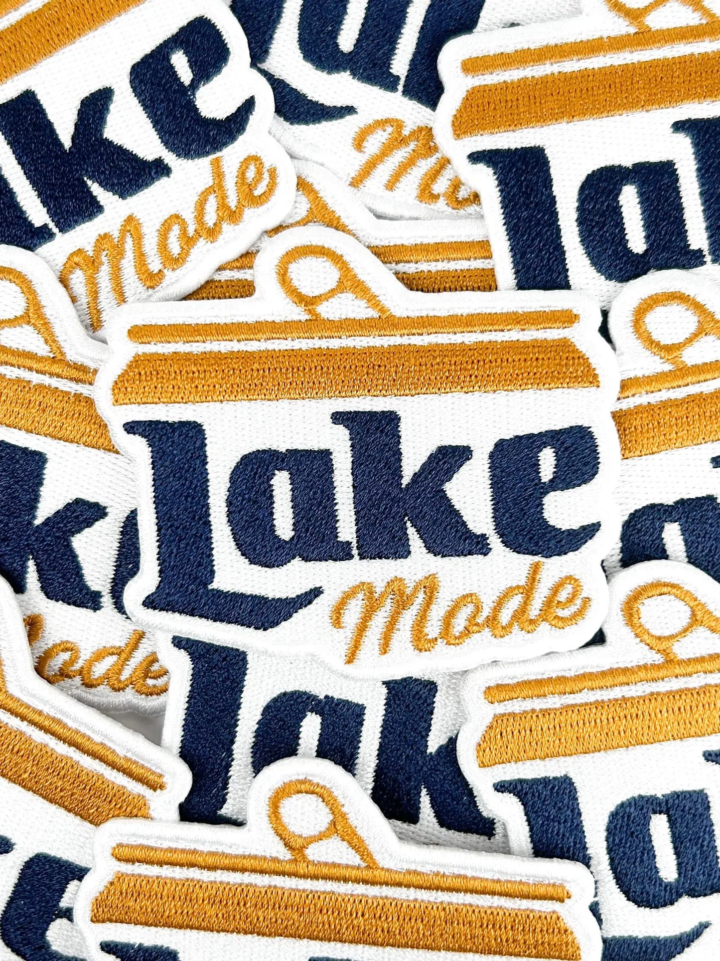 Lake Mode Embroidered Patch – Iron On Patch for Coolers Boat