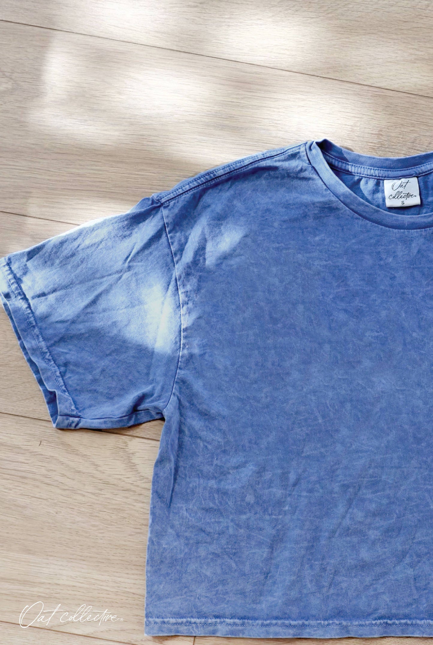 CUSTOM Cropped Mineral Washed Graphic Top: CARDINAL / M