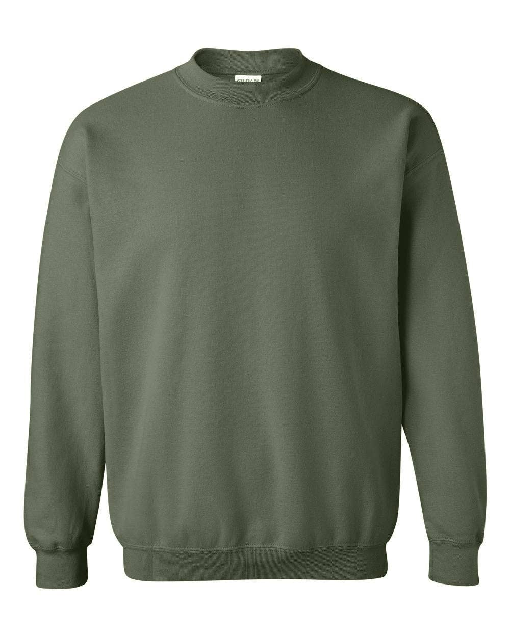 Custom Printed Sweatshirt With Your Logo Or Artwork: Dark Heather / L