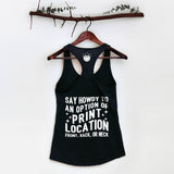 One Side Custom Printed Tank Tops With Your Logo Or Artwork: Cancun / M