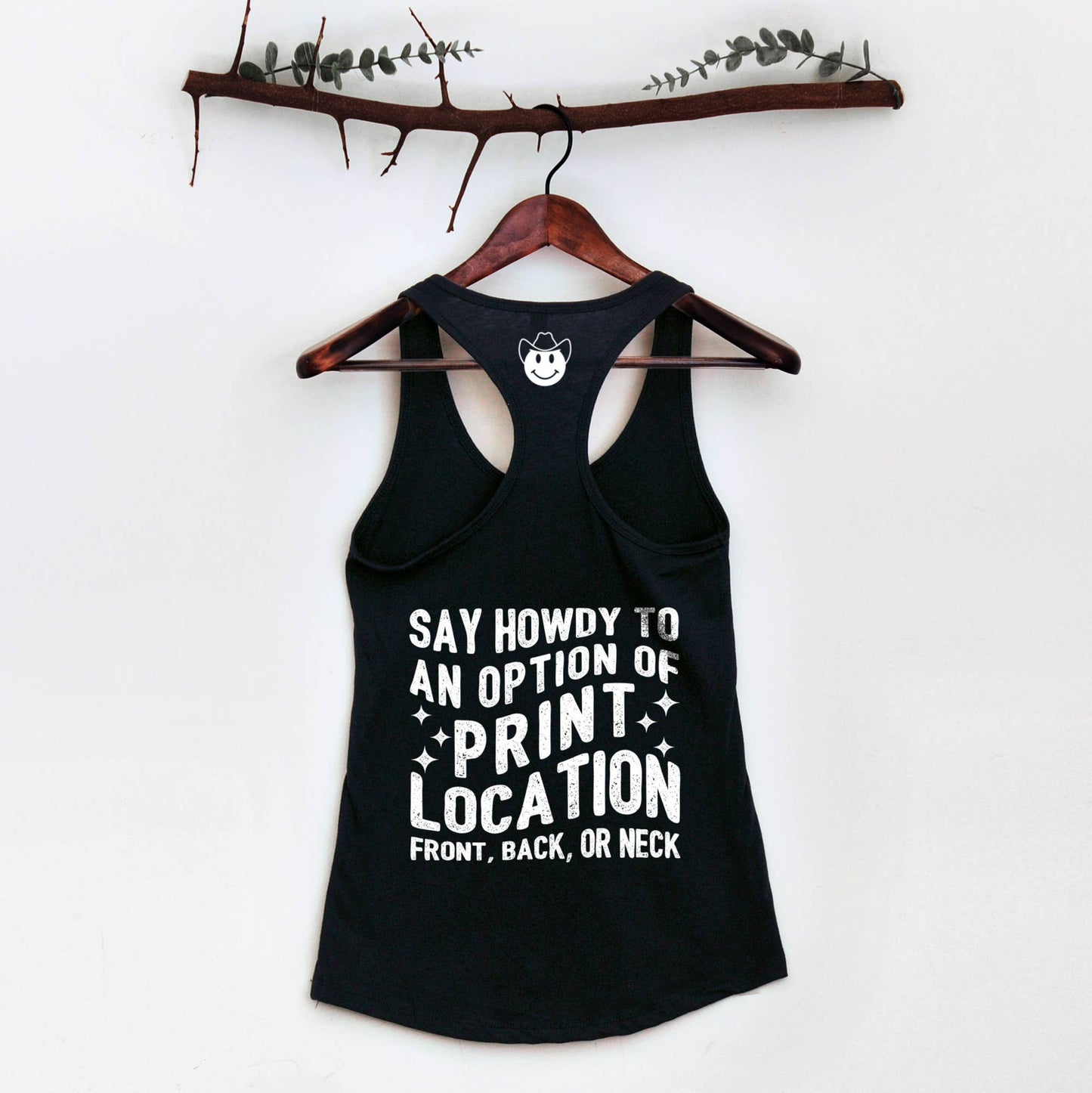 One Side Custom Printed Tank Tops With Your Logo Or Artwork: White / L
