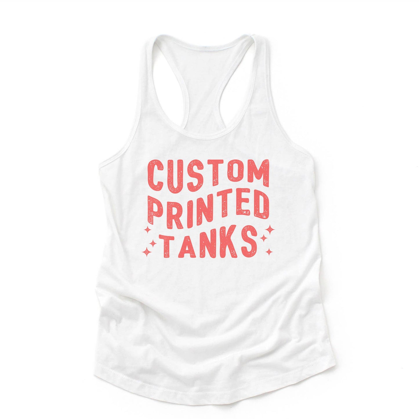 One Side Custom Printed Tank Tops With Your Logo Or Artwork: Cancun / M