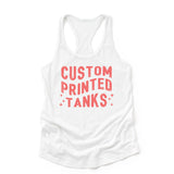 One Side Custom Printed Tank Tops With Your Logo Or Artwork: Cancun / M
