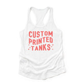 One Side Custom Printed Tank Tops With Your Logo Or Artwork: Cancun / S