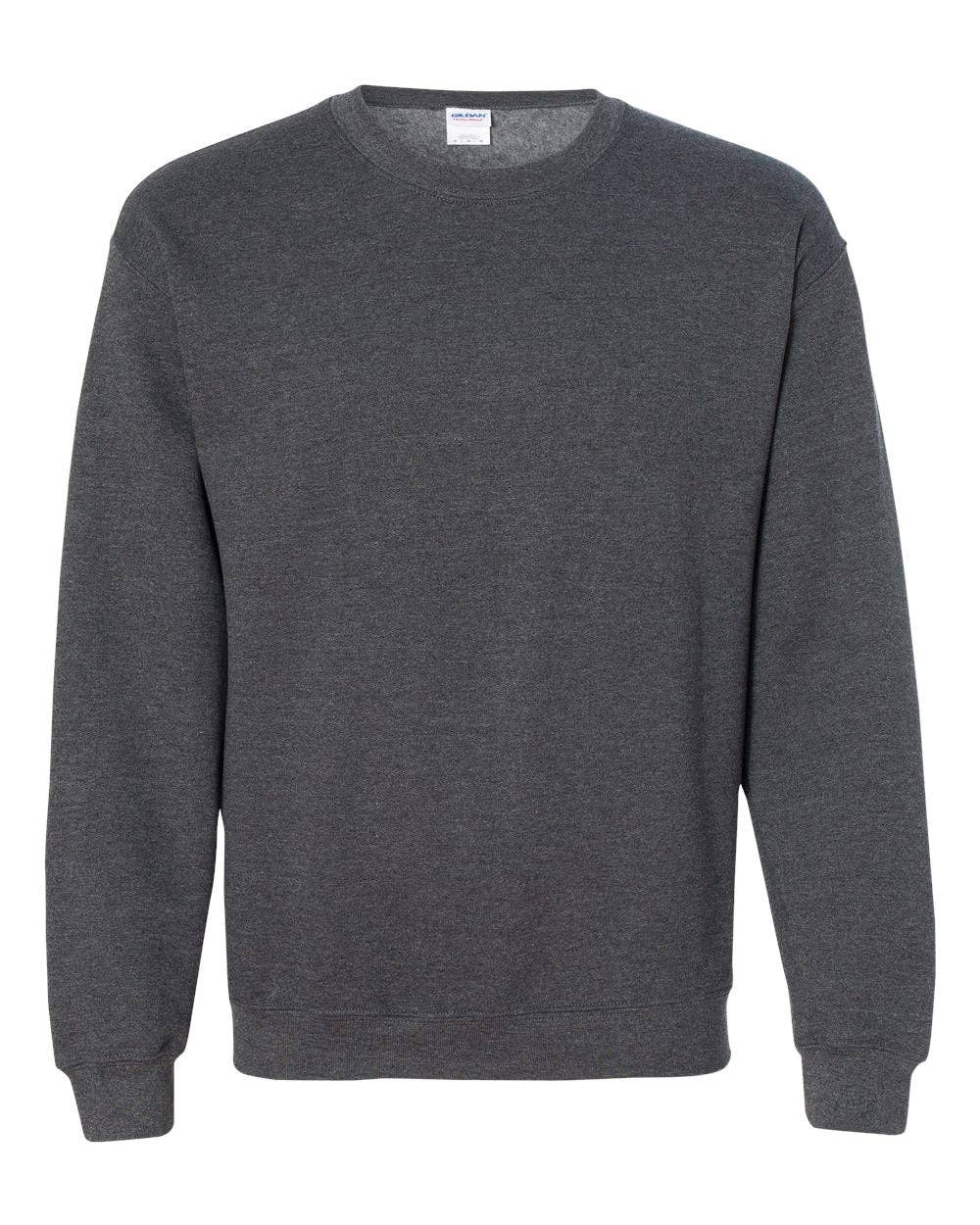 Custom Printed Sweatshirt With Your Logo Or Artwork: Dark Heather / M