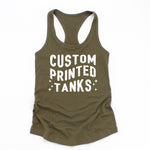One Side Custom Printed Tank Tops With Your Logo Or Artwork: Cancun / S