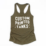One Side Custom Printed Tank Tops With Your Logo Or Artwork: Cancun / M