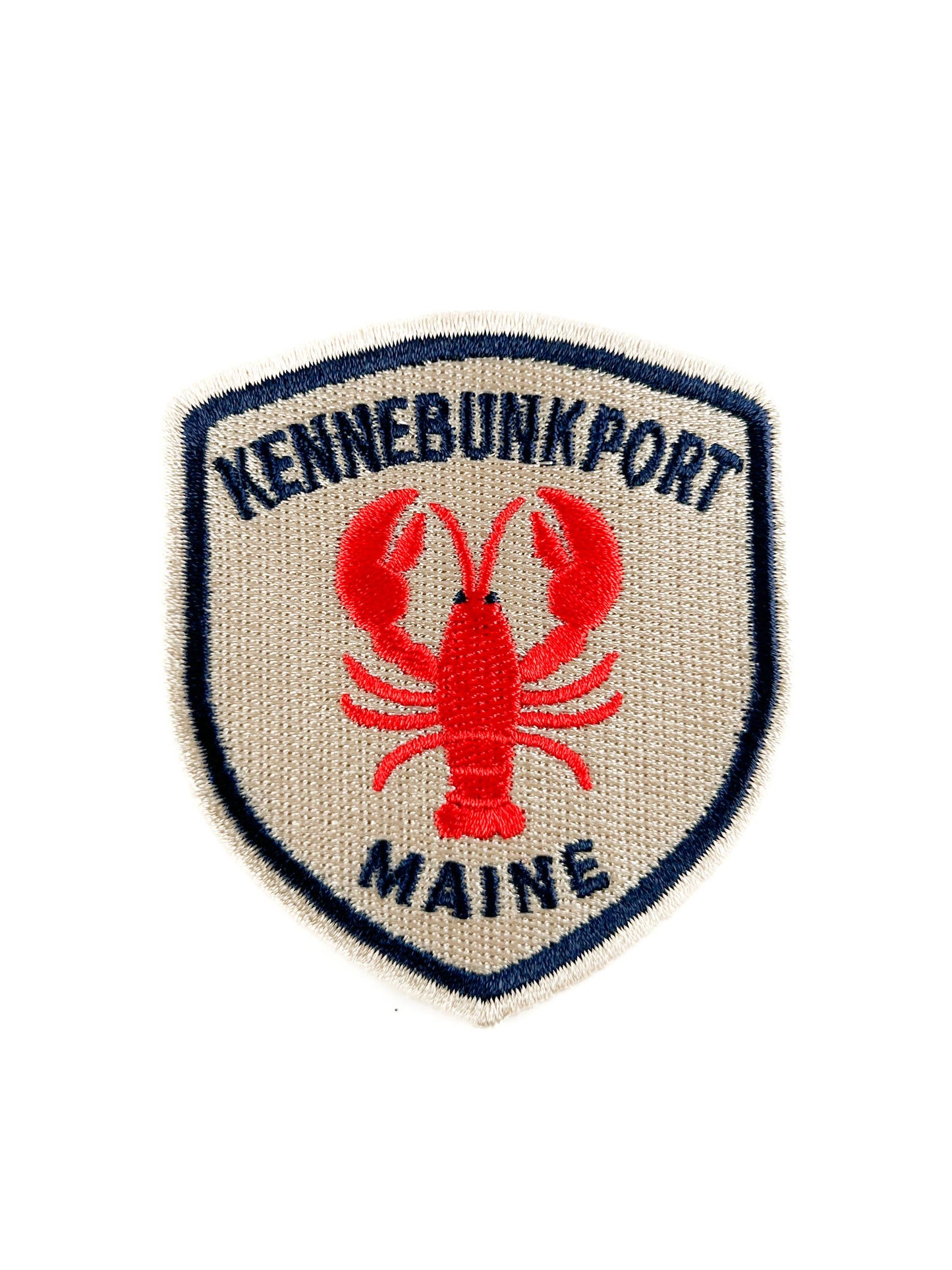 Kennebunkport Maine Lobster Embroidered Patch – Coastal