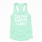 One Side Custom Printed Tank Tops With Your Logo Or Artwork: Cancun / M