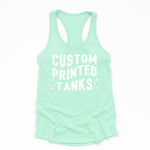 One Side Custom Printed Tank Tops With Your Logo Or Artwork: Cancun / S