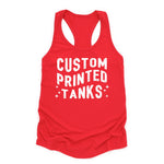 One Side Custom Printed Tank Tops With Your Logo Or Artwork: Cancun / M
