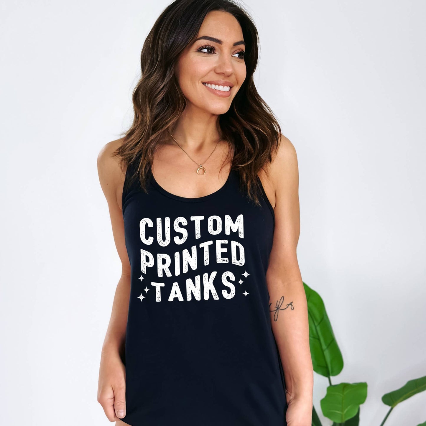 One Side Custom Printed Tank Tops With Your Logo Or Artwork: Cancun / L