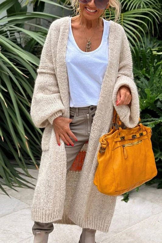 Love & Peace Maxi Knit Cardigan
