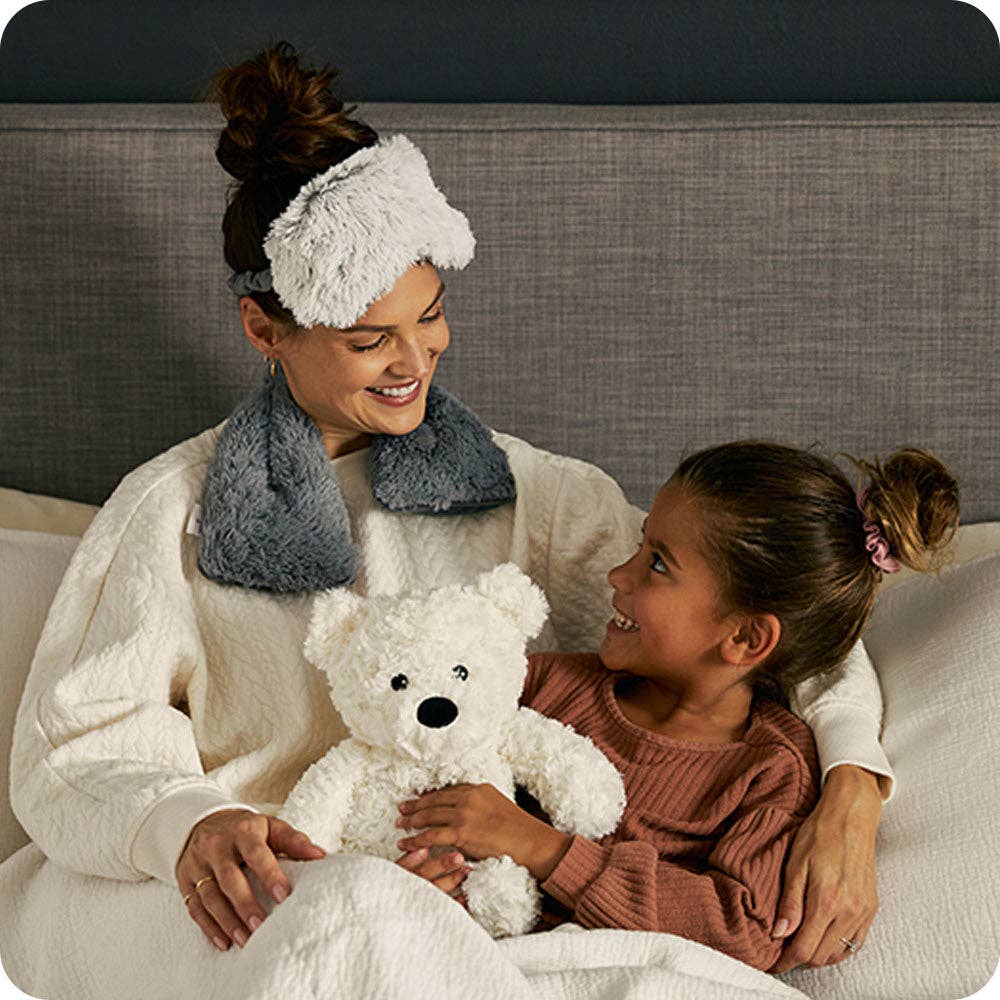 Cream Curly Bear Warmies