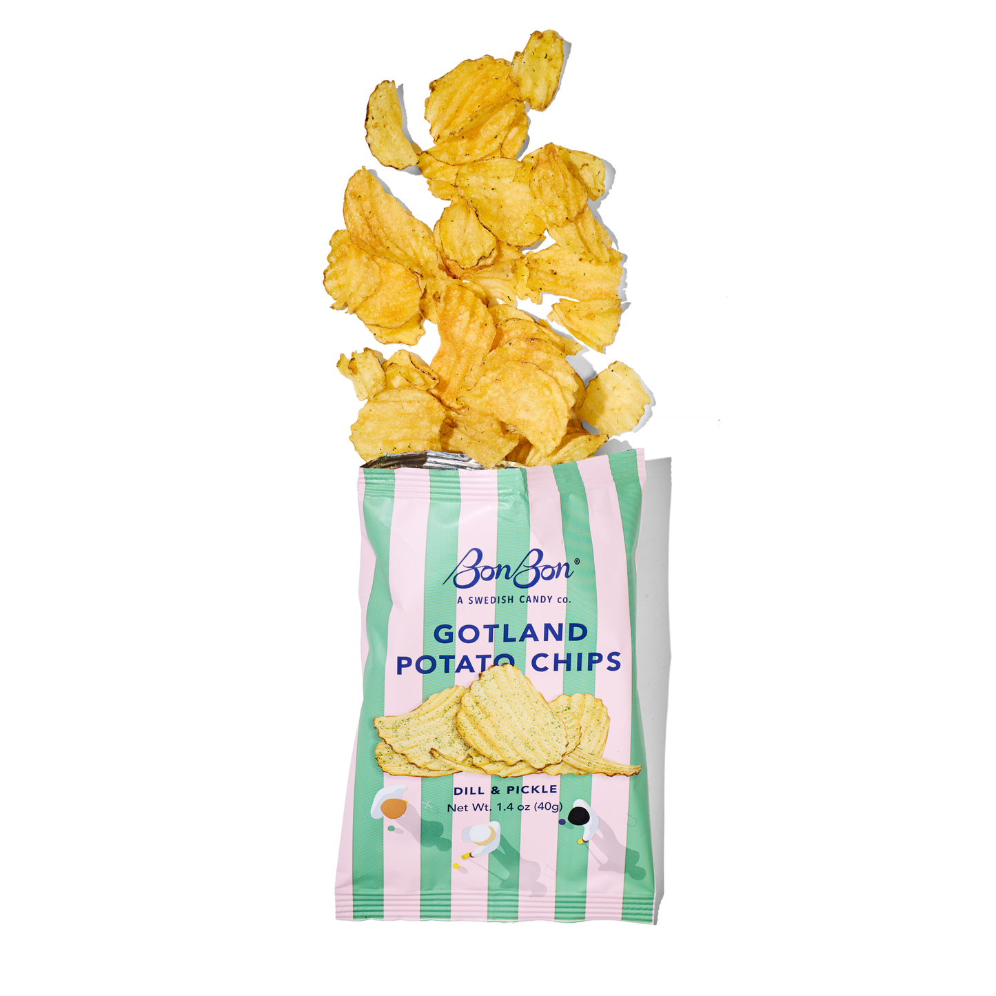 BonBon Dill and Pickle Potato Chips