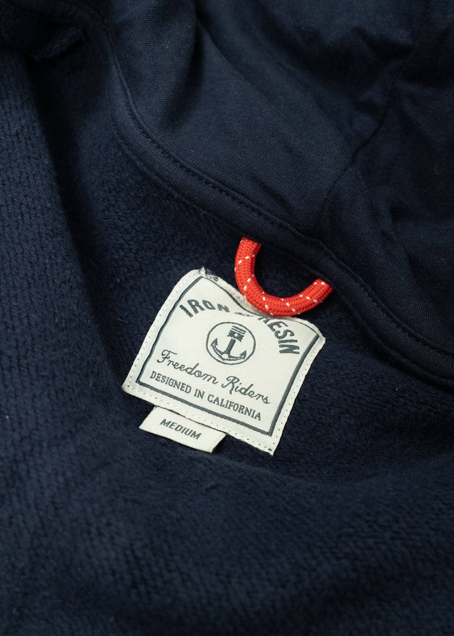 Million Mile Zip Hoodie: Navy / Large