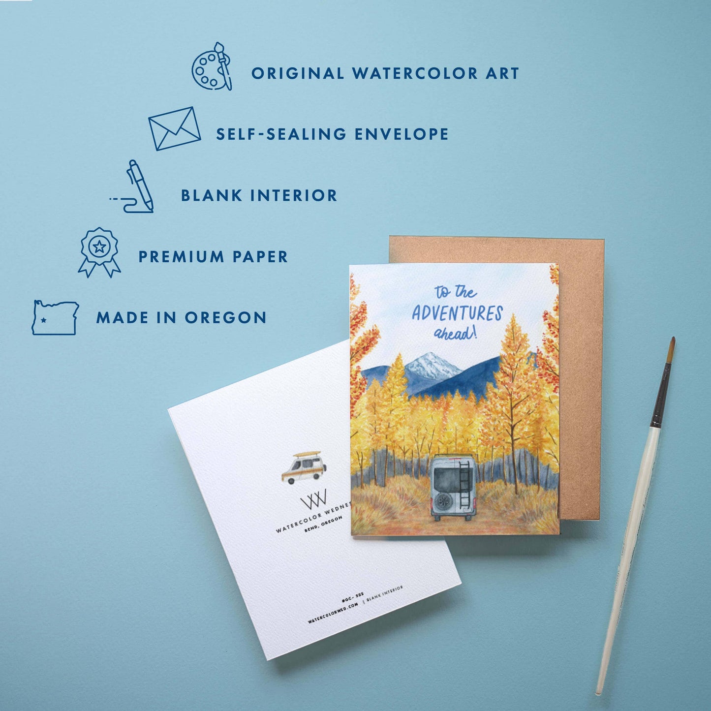 Autumn Adventures Card | Birthday, Retirement, Graduation
