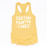 One Side Custom Printed Tank Tops With Your Logo Or Artwork: Cancun / M
