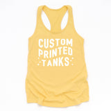One Side Custom Printed Tank Tops With Your Logo Or Artwork: Cancun / S