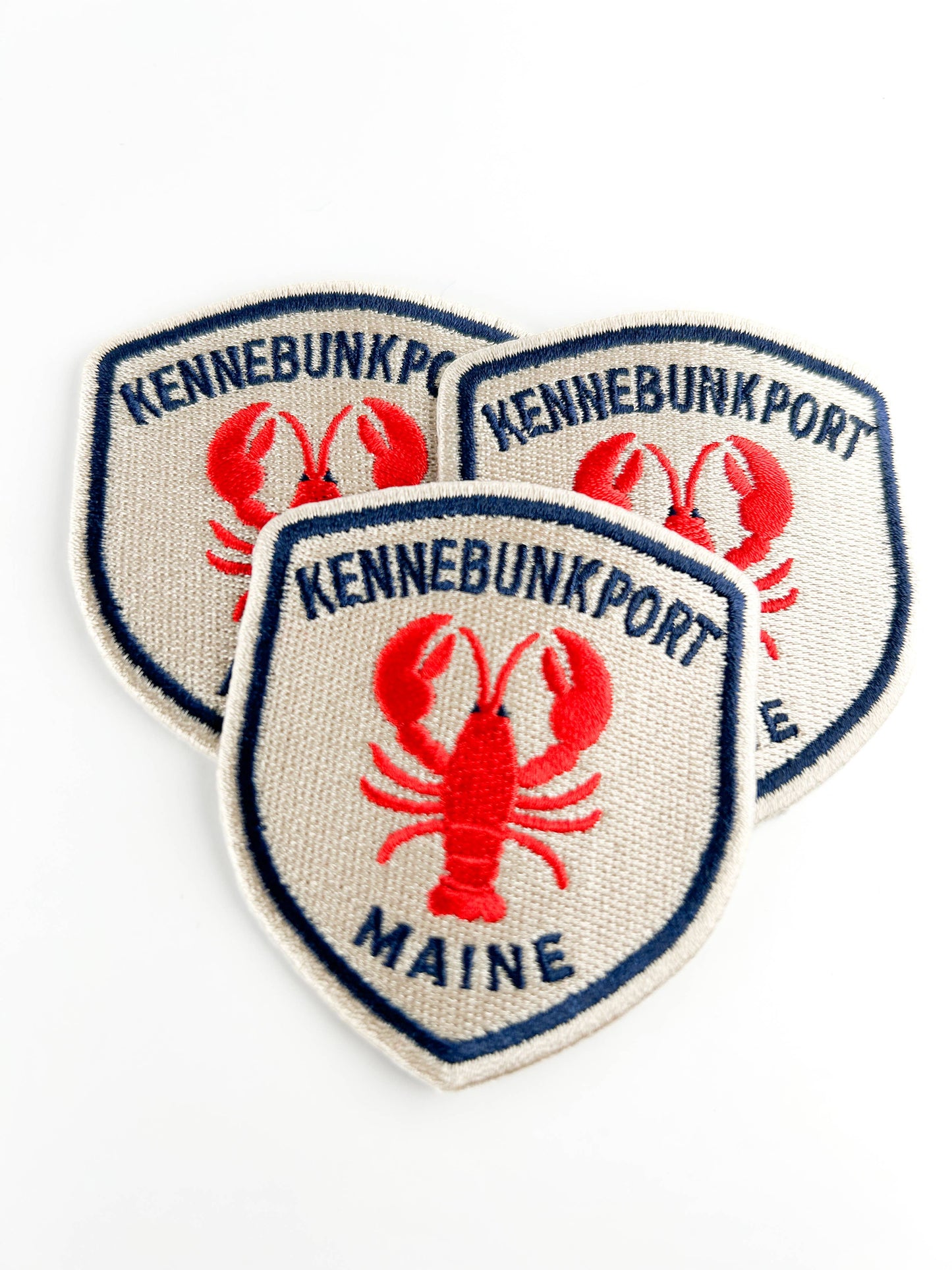 Kennebunkport Maine Lobster Embroidered Patch – Coastal