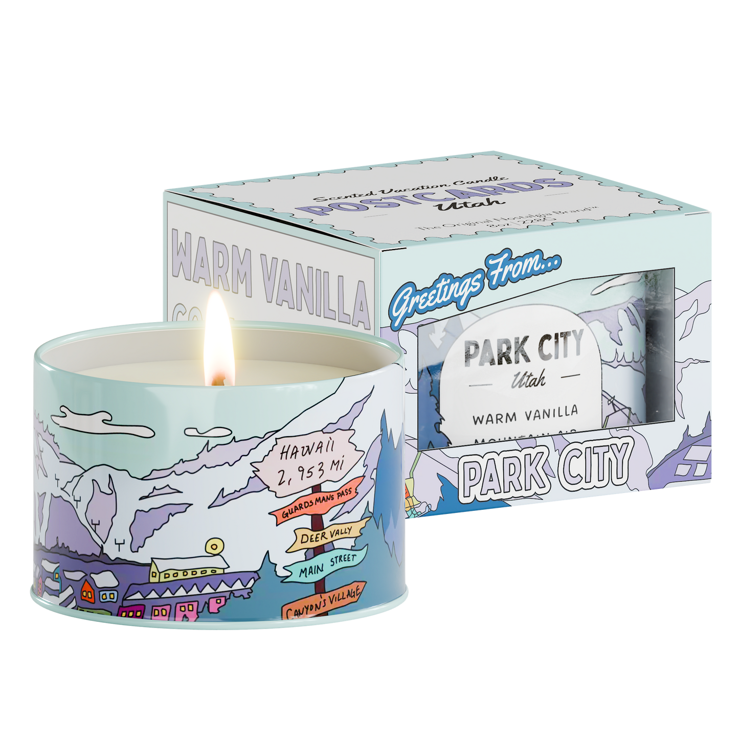 Park City Winter Destination Candle