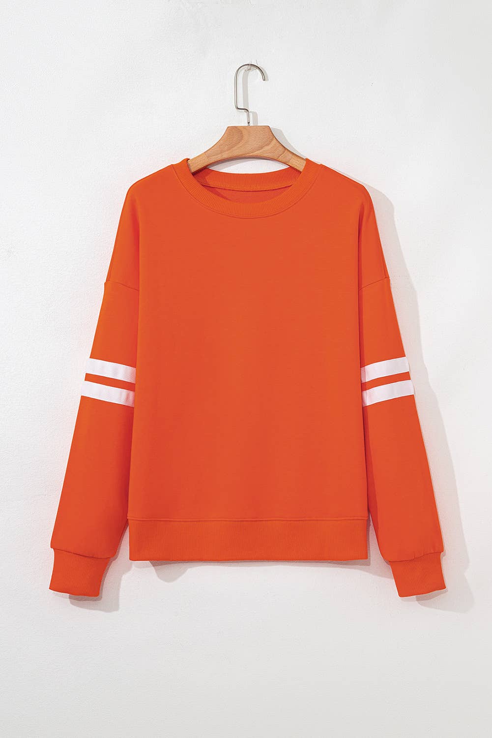 Leisure Contrast Striped Sweatshirt