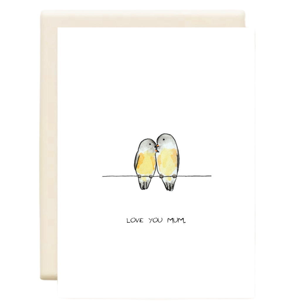 Birds on a Line Mom | Mother's Day Greeting Card