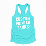 One Side Custom Printed Tank Tops With Your Logo Or Artwork: Cancun / M