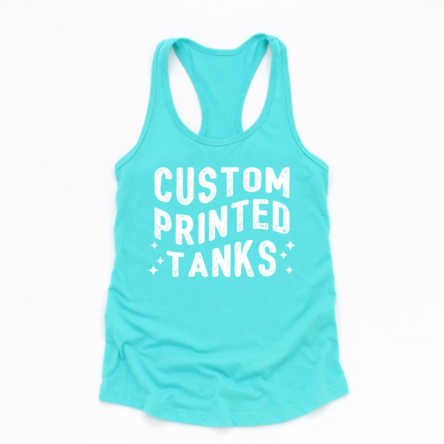 One Side Custom Printed Tank Tops With Your Logo Or Artwork: Cancun / S