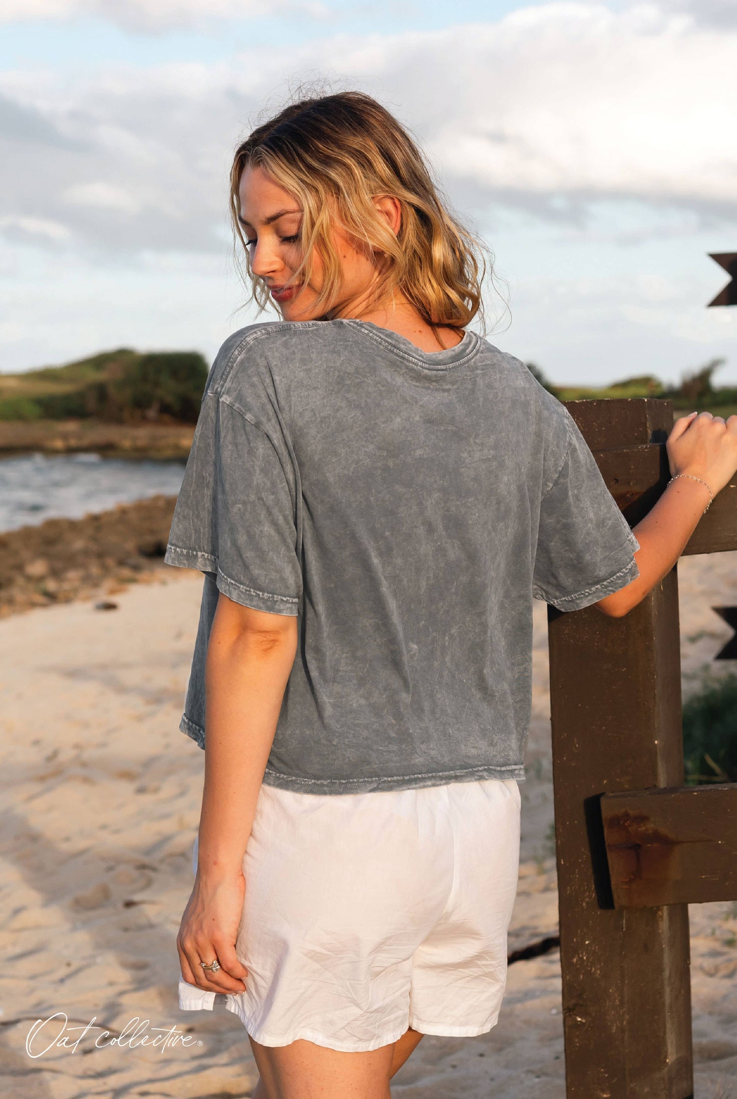 CUSTOM Cropped Mineral Washed Graphic Top: CARDINAL / M
