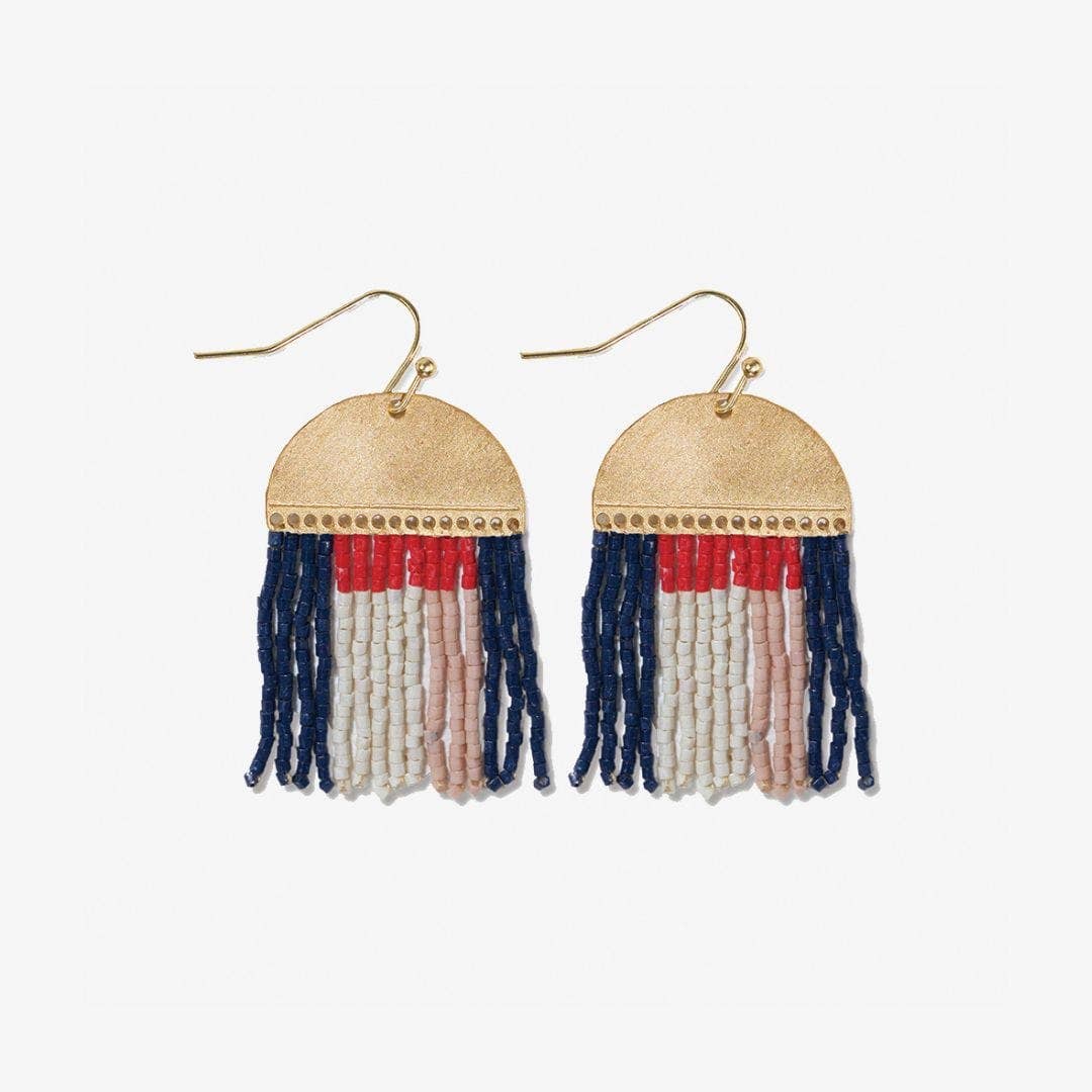 INK + ALLOY Beaded Fringe Earrings
