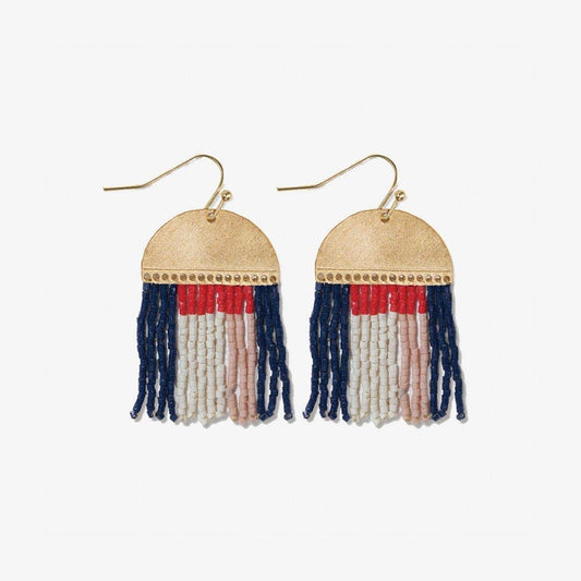 INK + ALLOY Beaded Fringe Earrings