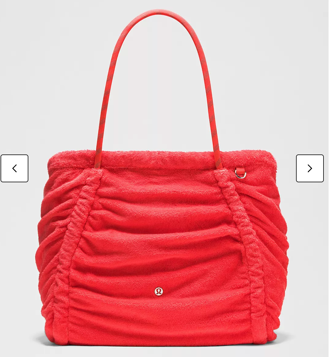 Lulu Ruched Terry Tote