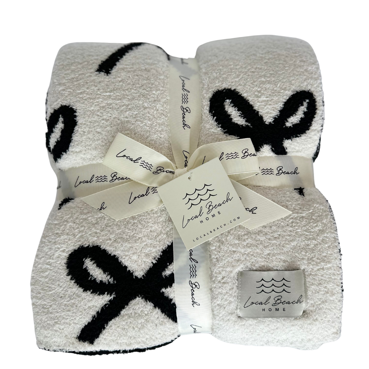 Local Beach Bow Luxe Blanket