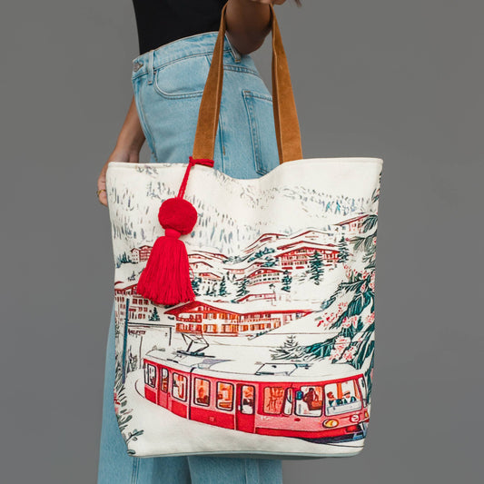 Panache Winter Village Tote