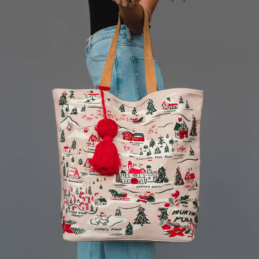 Panache Christmas Village Tote