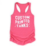 One Side Custom Printed Tank Tops With Your Logo Or Artwork: Cancun / M