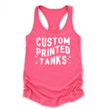 One Side Custom Printed Tank Tops With Your Logo Or Artwork: Cancun / S