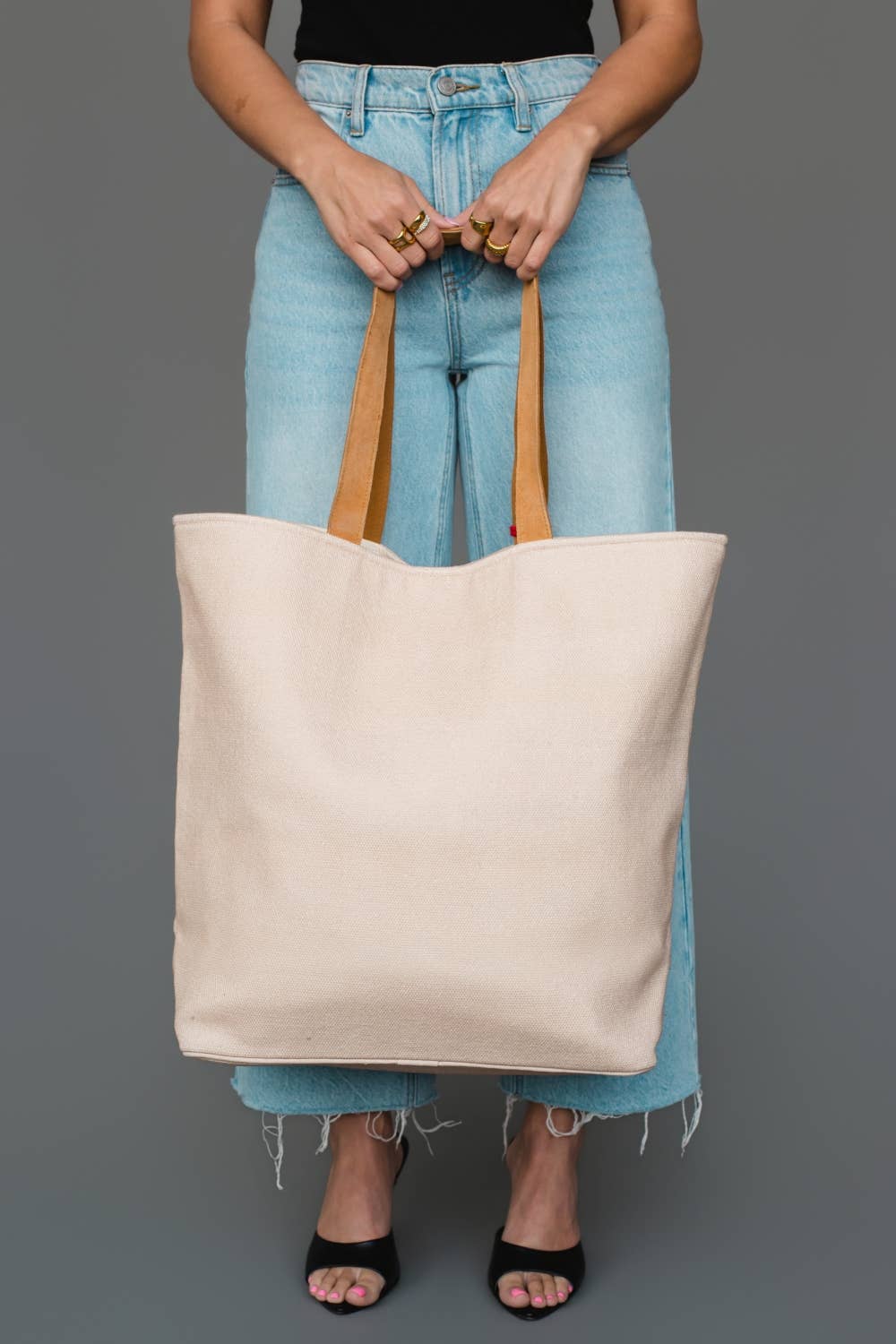 Christmas Village Scene Tote