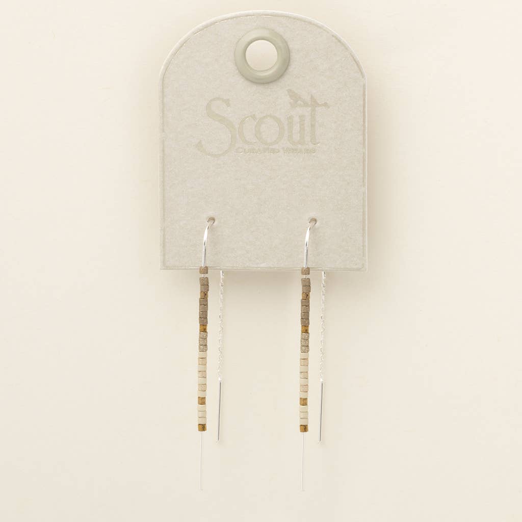 Chromacolor Miyuki Thread Earrings