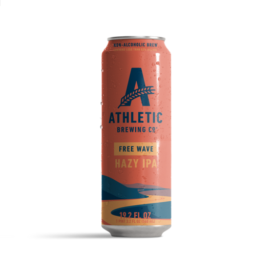 Free Wave Hazy IPA 19.2oz cans (Non-Alcoholic) - 15 Can Case