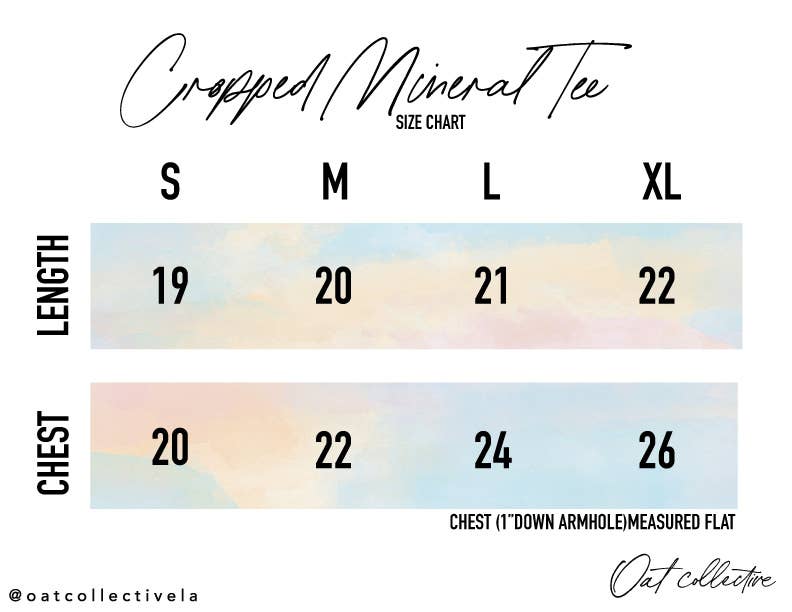 CUSTOM Cropped Mineral Washed Graphic Top: CARDINAL / M